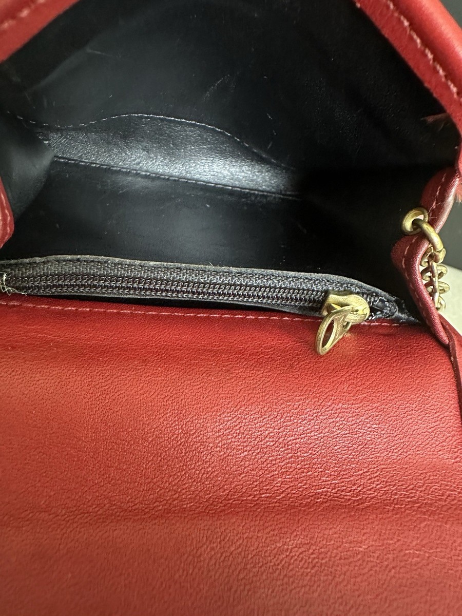 COACH VINTAGE RED LEATHER MULTIFUNCTION WALLET 7219 EUC | eBay