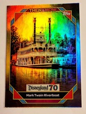 2025 Topps Disneyland #21 Mark Twain Riverboat Rainbow Foil 🔥