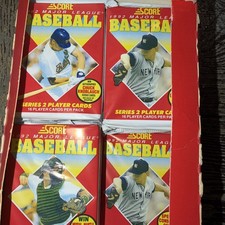 1992 score baseball Series 2 Open Box 25 PaxFind: Mantle Musial Yastrzemski Auto
