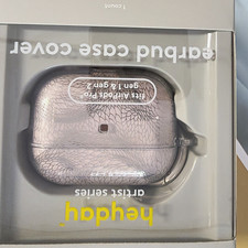 heyday Artist Series Earbud Case Cover for Apple AirPods Pro Gen 1/2 Gray