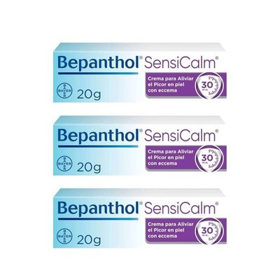 Bepanthol Cream SensiCalm  Anti-Itch Sensitive Skin - 20g  - Pack of 3