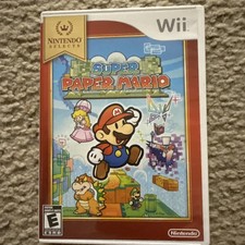 Super Paper Mario Nintendo Wii Nintendo Selects Edition Complete In Box Cib