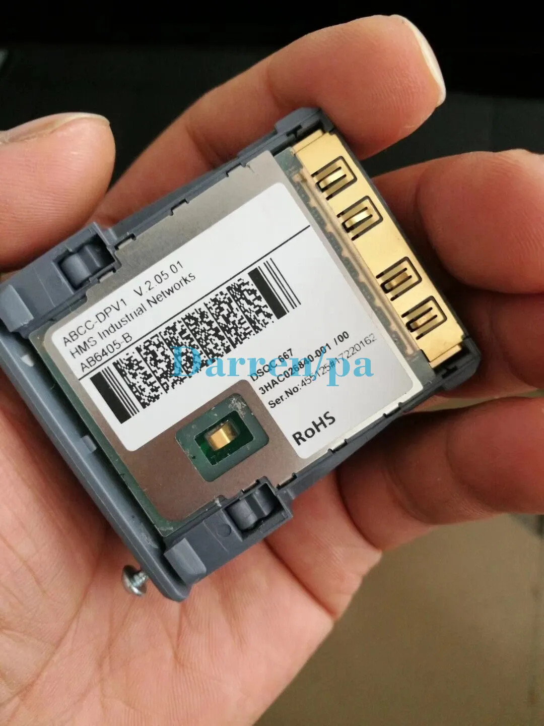 1PC USED TEST OK ABCC-DPV1 bus card DHL or Fedex Fast Shipping