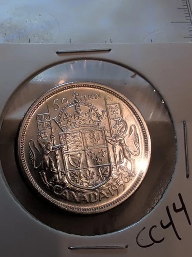 1956 Canada Silver 50 Cent (Half Dollar) -CC44