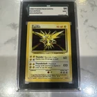 Wizards of the Coast 1999 Pokemon Base Set Zapdos 16/102 Holo ENG SGC 9