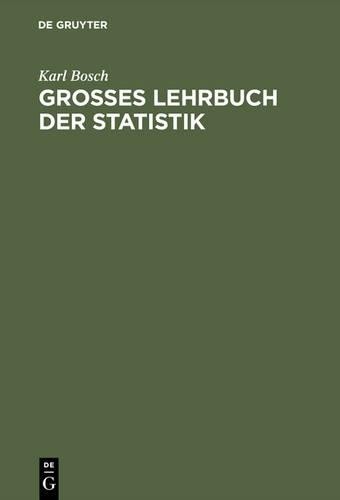 Karl Bosch Großes Lehrbuch der Statistik (Hardback)