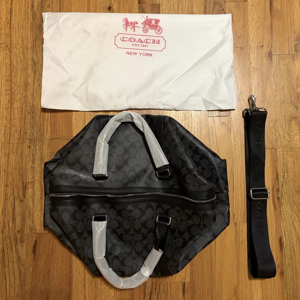 Coach Black Duffle Bags for Men for sale | eBay