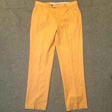 Brooks Brothers Chinos Pants 35x32 Milano Orange