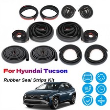 For Hyundai Tucson Door Edge Seal Strips Weather Draft Wind Noise Reduction G
