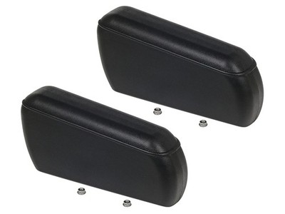 1968-77 Bronco Arm Rests Rear Seat LH RH Pair Sport Wagon Black New