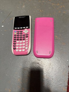 Texas Instruments TI 84 Plus C Silver Edition Graphing Calculator Pink Tested