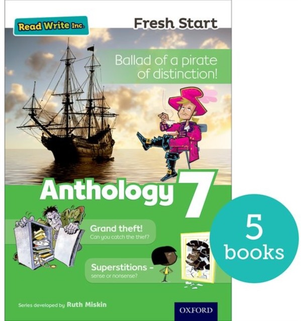 Read Write Inc. Fresh Start Anthology 7  Pack of 5 by Adrian Bradbury PAPERBACK