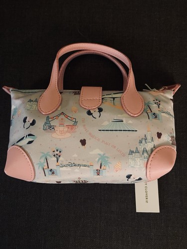 2025 Walt Disney World Parks Pink Stoney Clover Lane Pouchette Crossbody Actual - Picture 7 of 7