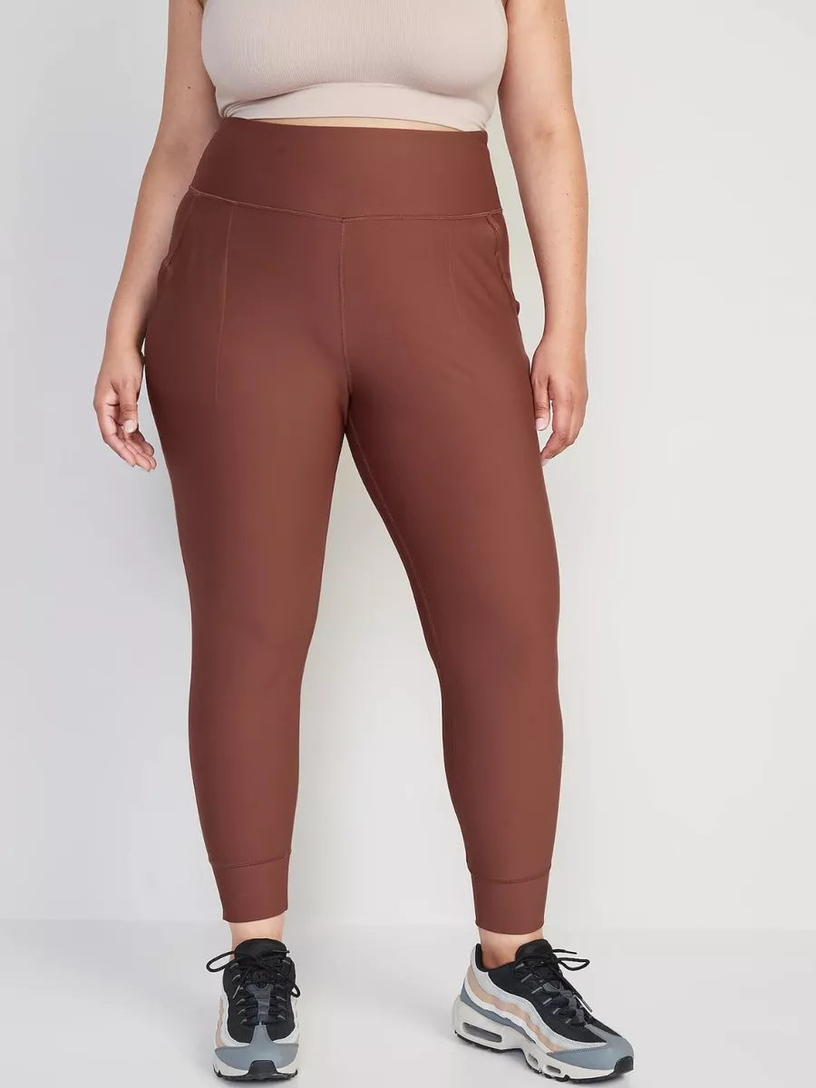 High-Waisted PowerSoft Cropped Plus-Size Leggings