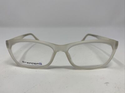 Steppers STS-10014 F200 53-15-140 Clear Crystal Full Rim Eyeglasses Frame PC38