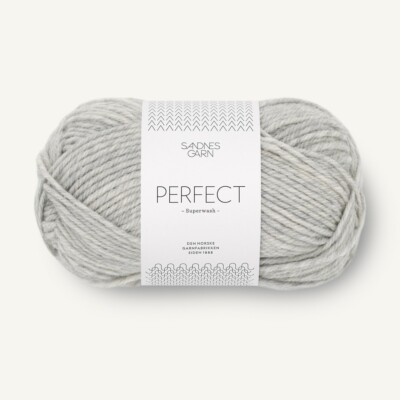 PERFECT von SANDNES GARN - GRÅMELERT (1042) - 50 g / ca. 100 m Wolle