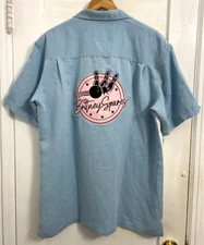 RARE CAST & CREW The L Word: Generation Q Bowling Shirt Britney Spares Size L