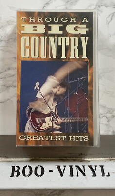 Big Country - Through A Big Country - Greatest Hits Rock vhs Video Tape Rare Ex
