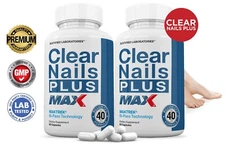 Clear Nails Plus Max 3x Stronger Probiotic Max 40 Billion CFU 2 Pack