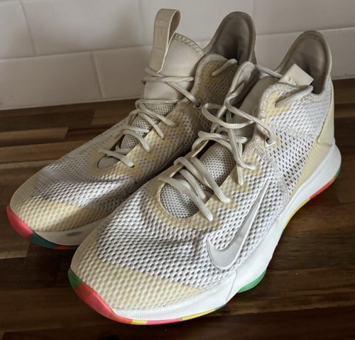 Nike Lebron Witness 4 BV7427-102 Men’s White Cream Basketball Sneakers Sz 12