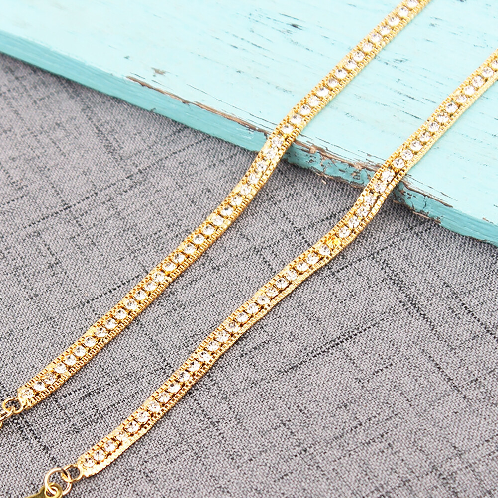 2pairs Backless Anti Skid Rhinestone Bra Strap Replacement For Women Low Back eBay