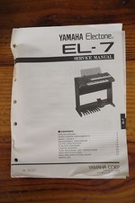 Yamaha Electone EL-7 Service Manual