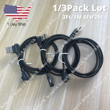 1/3Pack 3Ft 6Ft 90 Degree USB Fast Charger Cable For iPhone 14 13 12 11 8 7 Cord