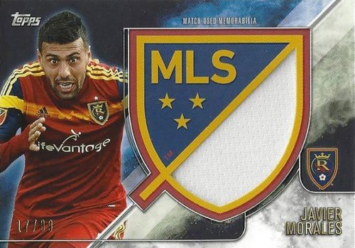 2015 Topps Major League Soccer Apex Crest Jumbo Relic Card Variations #'d /99 50 - Picture 25 of 38