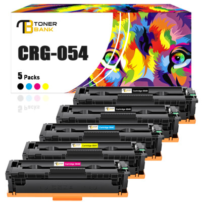 5x Toner für Canon 054 I-Sensys MF645Cx MF644Cdw MF643Cdw MF642Cdw MF641Cdw