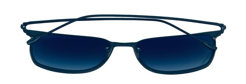 Gafas de sol cuadradas de metal marino John Varvatos para hombre V524. 57mm - Imagen 5 de 10