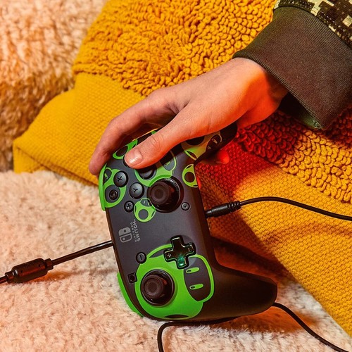 Enhanced Wired Power Nintendo Switch Pro Controller Programmable Buttons Glows - Picture 7 of 15