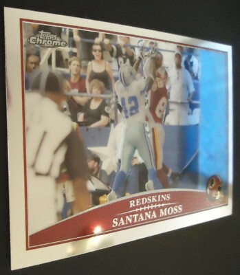 NFL TC1 Santana Moss Washington Redskins Topps Chrome 2009