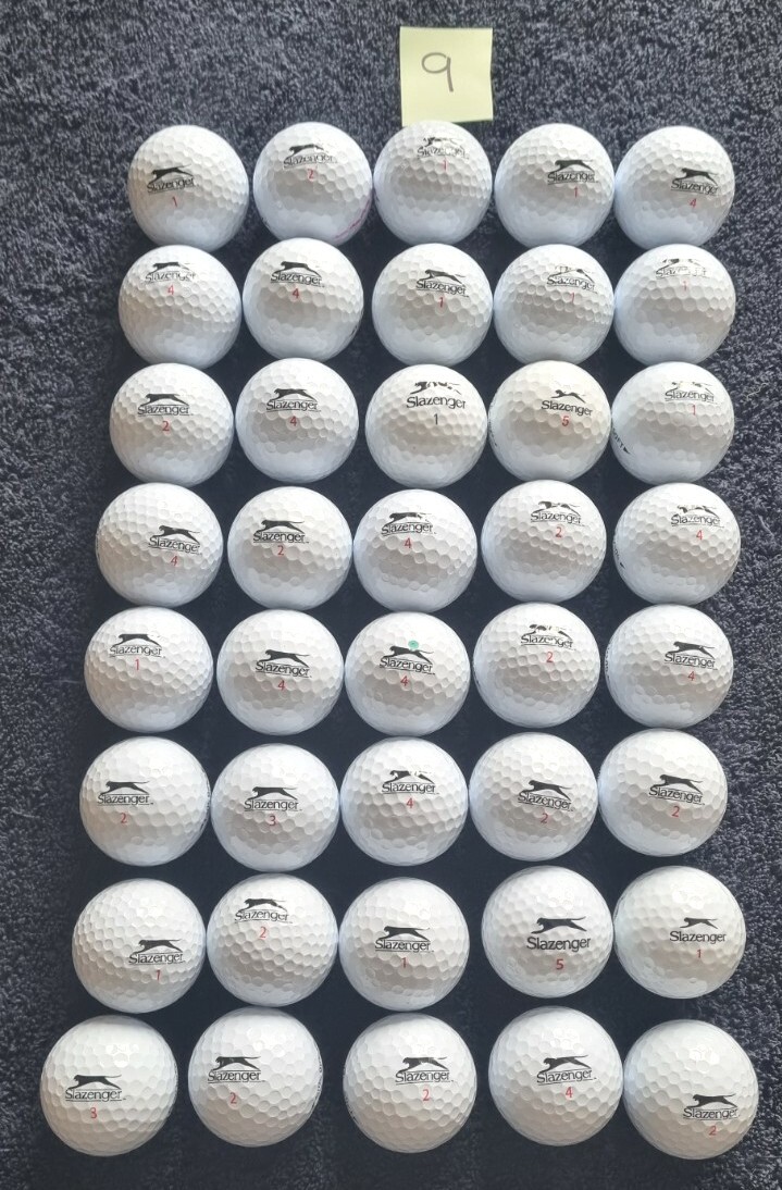 40 SLAZENGER GOLF BALLS GOOD CONDITION USED eBay