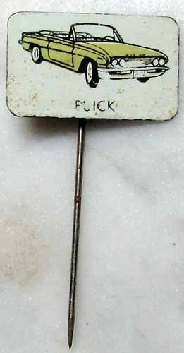 RARE ORIGINAL NOS 1960s BUICK ENAMELED ADVERTISING STICK PIN #C428 - Picture 1 of 3