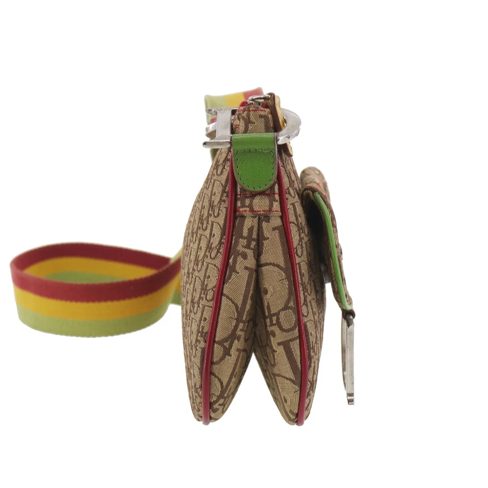 Christian Dior Trotter Used Crossbodoy Shoulder Bag Brown Rasta Color #DA440 S - Image 3 of 4