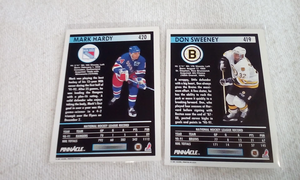 1991-92 Pinnacle Hockey (400) Pick cards that you want/need. - Image 4 of 4