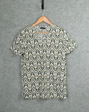 Marks & Spencer M&S V-Neck T-Shirt Top Size 8