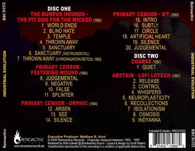INDUSTRIAL EVOLUTION NEW CD