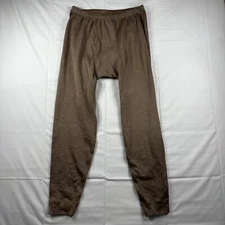 Massif Hot Johns Pants Men Large Flame Resistant Long Johns Base Layer Tan NWT