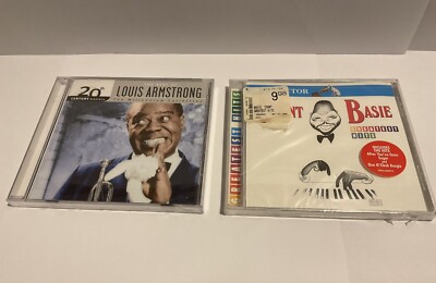 Factory Sealed CD s, Louis Armstrong & Count Basie