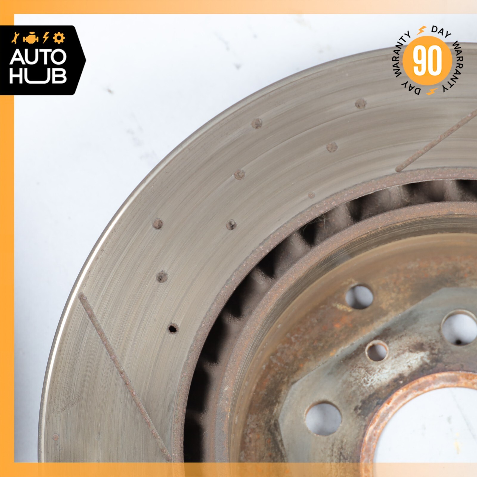 Maserati GranTurismo S M145 Rear Brake Rotors Disc Left & Right Set of 2 OEM 61k