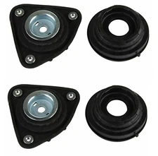 2 FEBI Front Strut Shock Mounts & Bearings Bushings Mounting for Volvo for Mazda