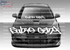 Subie Gang Windshield Banner Decal Sticker Graphic Jdm Slammed Ef