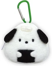 Sanrio Character Pochacco Coin Case With Carabiner (Onigiri Series) JP