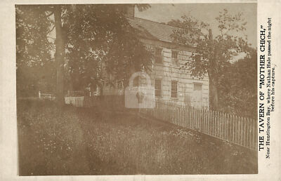 The tavern of ''Mother Chich'' near Huntington Bay NY 1905 RPPC Postcard COPY