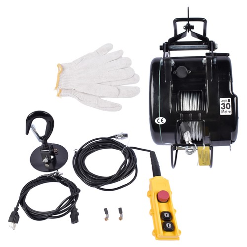 Electric Chain Hoist Winch Wired Control 500~1100lb Capacity 110V Electric Winch - Picture 21 of 104