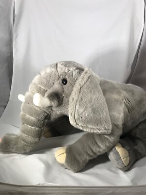 Fao Schwarz Adopt A Wild Pal Elephant Plush Stuffed Animal 16 In