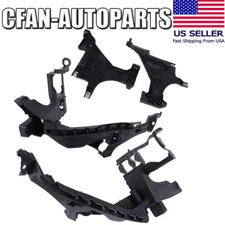 For 2013-2015 Audi A4 B8.5 S4 4PCS Left Right Headlight Mount Brackets Bases