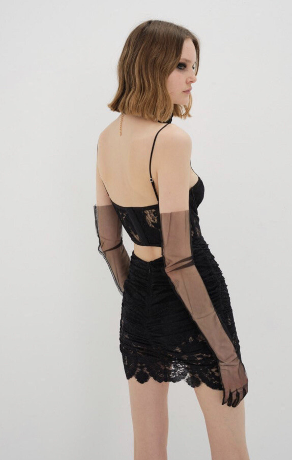 knee length dresses for ladies FOR LOVE & LEMONS Regina Mini Dress