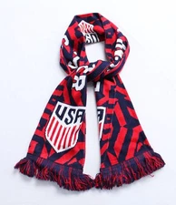 Ruffneck Unisex U.S. Soccer Insider 2021 Winter Scarf CF6 Red/Blue One Size